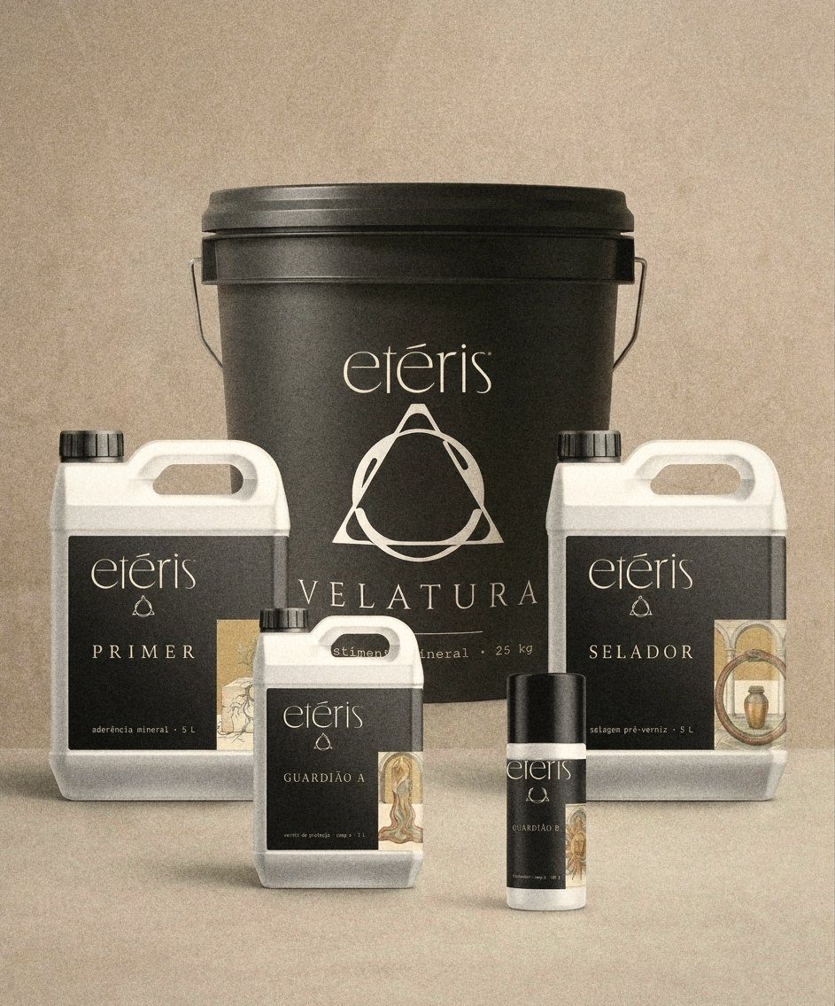 linha completa ETĒRIS: VELATURA®, PRIMER, SELADOR e GUARDIÃO